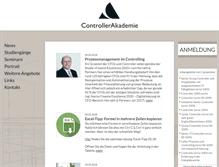 Tablet Screenshot of controller-akademie.ch